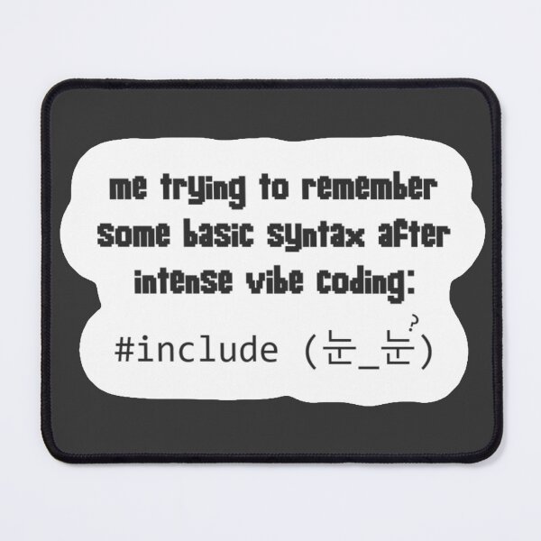 Item preview, Vibe coding problem (light mode version) designed and sold by Robs-IT-Ecke.