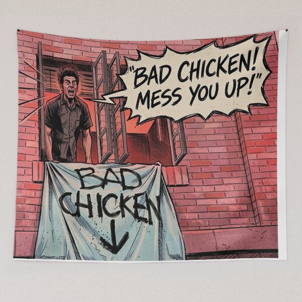 Item preview, Kramer - Bad Chicken! Mess You Up! designed and sold by Deviant Logic Design.
