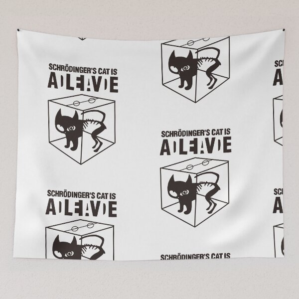 Item preview, Schrödinger’s cat designed and sold by Summertime_lovin.