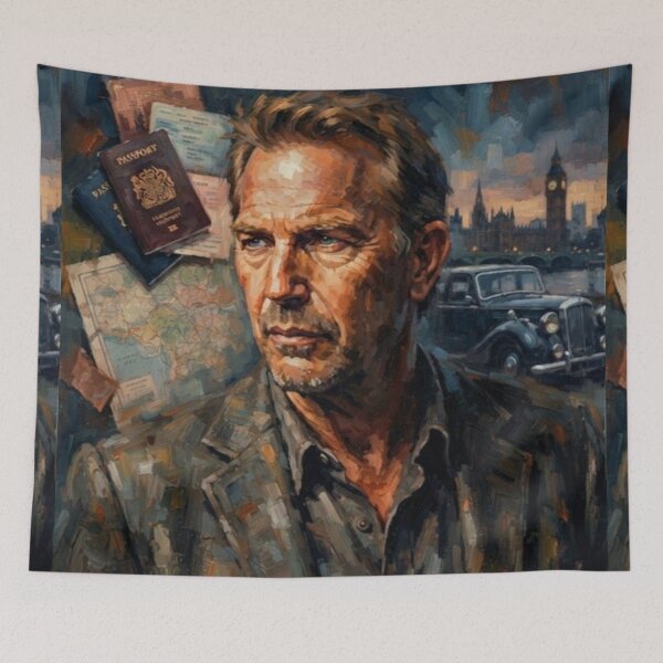 Item preview, Jericho Stewart Criminal Action Thriller Fine Art Tribute designed and sold by Art's Diner.