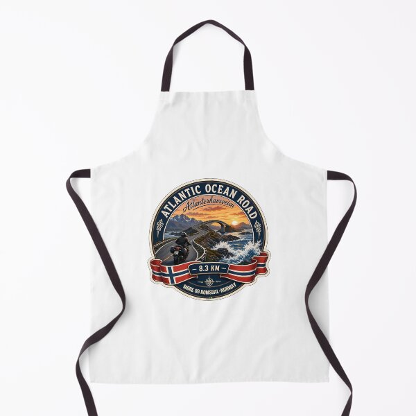 Item preview, Atlantic Ocean Road Norway Atlanterhavsvegen Sticker Tshirt 05 designed and sold by yulnsjo.