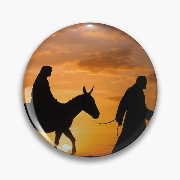 Item preview, Mary and Joseph Traveling at Sunset designed and sold by Maria Dryfhout.