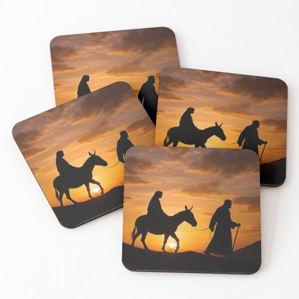 Item preview, Mary and Joseph Traveling at Sunset designed and sold by Maria Dryfhout.