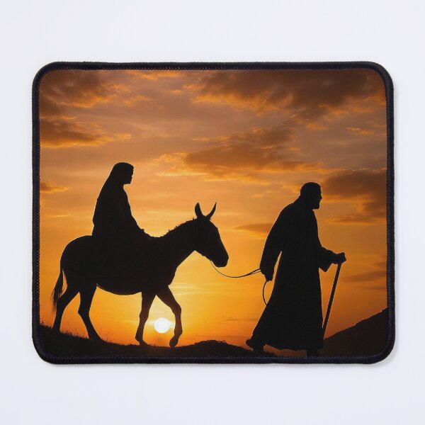 Item preview, Mary and Joseph Traveling at Sunset designed and sold by Maria Dryfhout.