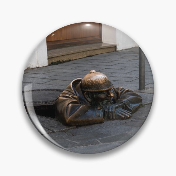 Item preview, Čumil – Man at Work, Bratislava designed and sold by BadWolfStudios.