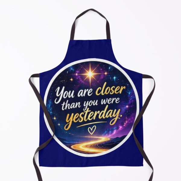 Item preview, You Are Closer Than You Were Yesterday Inspirational Quote Sticker designed and sold by Scro-Ciob-Shop.