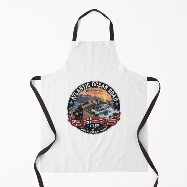 Item preview, Atlantic Ocean Road Norway Atlanterhavsvegen Sticker Tshirt 07 designed and sold by yulnsjo.