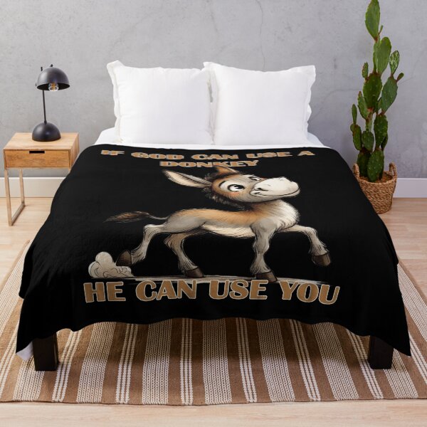Item preview, If God Can Use A Donkey He Can Use You designed and sold by EnchantedOwl.
