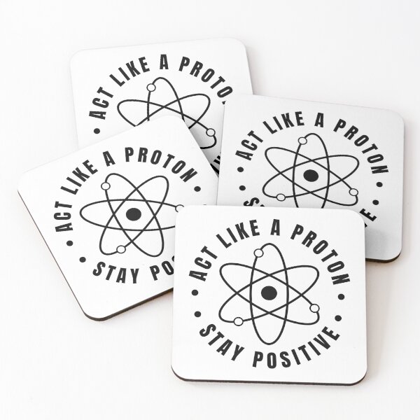 Item preview, Act Like A Proton Stay Positive Minimalist Science Atom designed and sold by Krasnovaovaova.