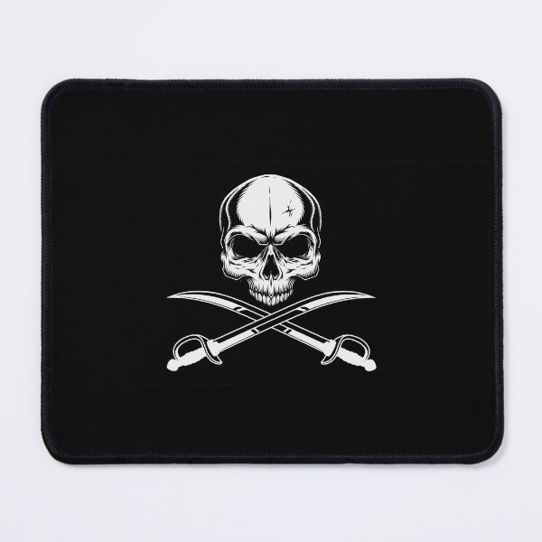 Item preview, Pirate Jolly Roger Flag - Skull with Crossed Swords Design designed and sold by Mterry1202.