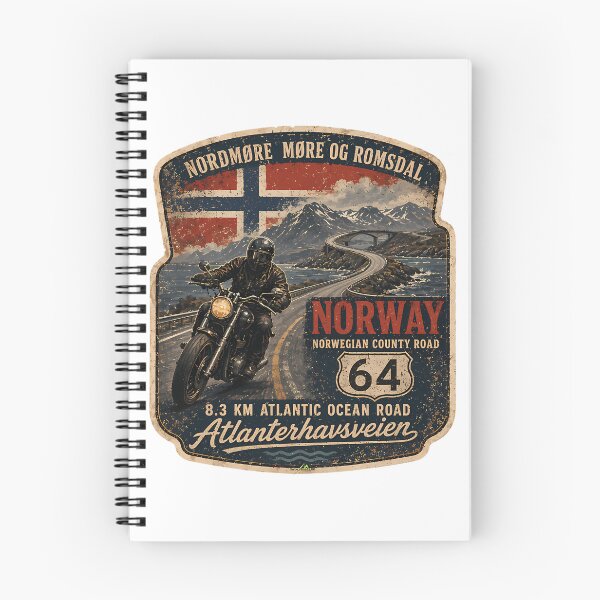 Item preview, Atlantic Ocean Road Norway Atlanterhavsvegen Sticker Tshirt 11 designed and sold by yulnsjo.