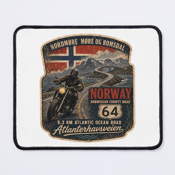 Item preview, Atlantic Ocean Road Norway Atlanterhavsvegen Sticker Tshirt 11 designed and sold by yulnsjo.