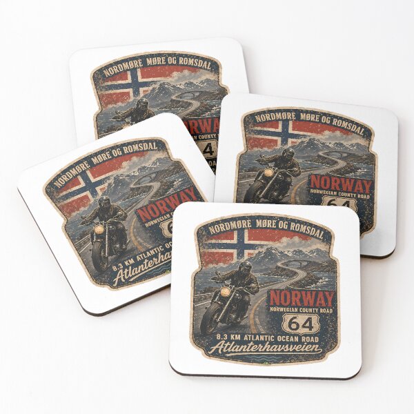 Item preview, Atlantic Ocean Road Norway Atlanterhavsvegen Sticker Tshirt 11 designed and sold by yulnsjo.
