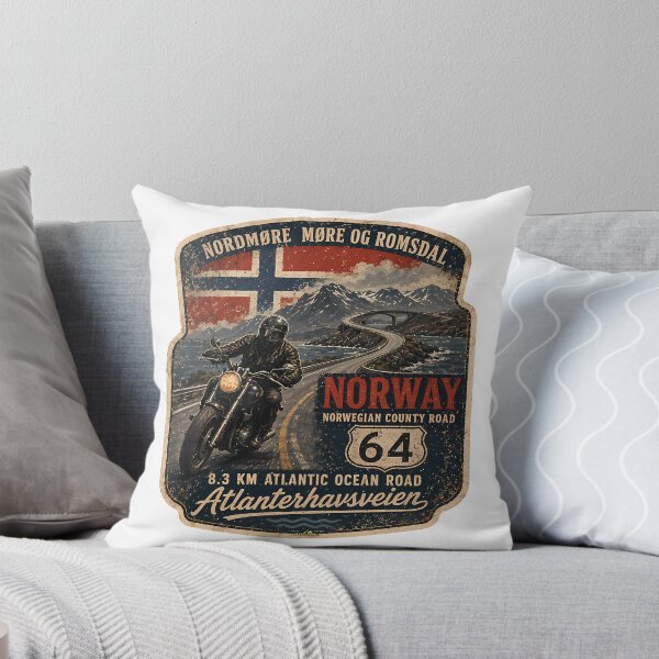 Item preview, Atlantic Ocean Road Norway Atlanterhavsvegen Sticker Tshirt 11 designed and sold by yulnsjo.
