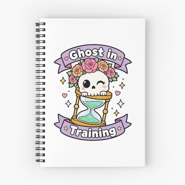 Item preview, Ghost In Training Pastel Goth Spooky Skull designed and sold by chattsuede.