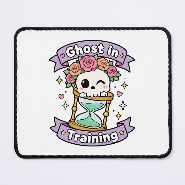 Item preview, Ghost In Training Pastel Goth Spooky Skull designed and sold by chattsuede.