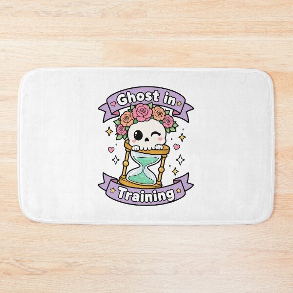 Item preview, Ghost In Training Pastel Goth Spooky Skull designed and sold by chattsuede.