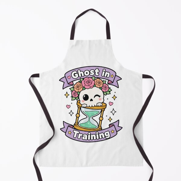 Item preview, Ghost In Training Pastel Goth Spooky Skull designed and sold by chattsuede.