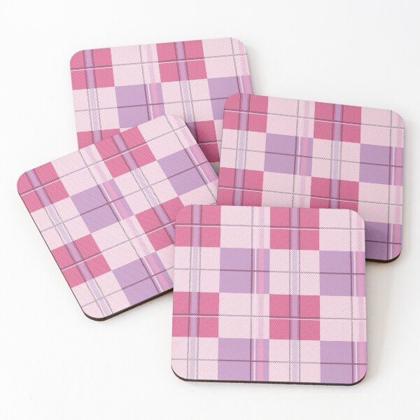 Item preview, Cute Pink and Purple Checkered Plaid Fabric Texture designed and sold by Momoko-Hikaru.