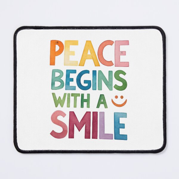 Item preview, Peace begins with a smile designed and sold by nimmitrends.
