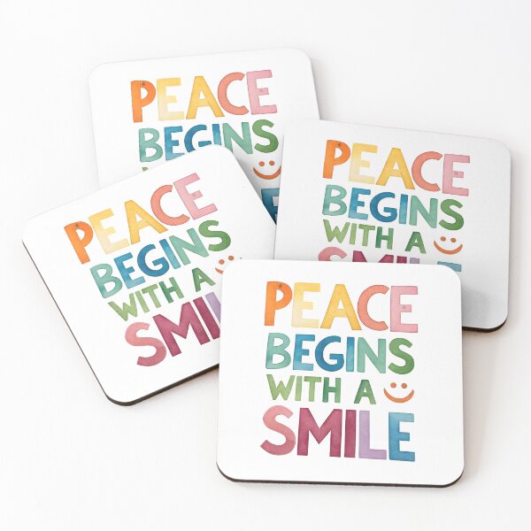 Item preview, Peace begins with a smile designed and sold by nimmitrends.