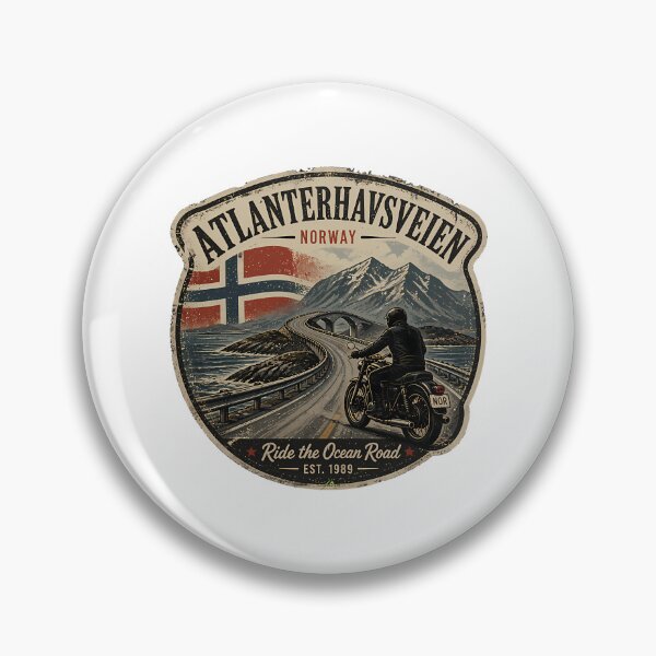 Item preview, Atlantic Ocean Road Norway Atlanterhavsvegen Sticker Tshirt 12 designed and sold by yulnsjo.