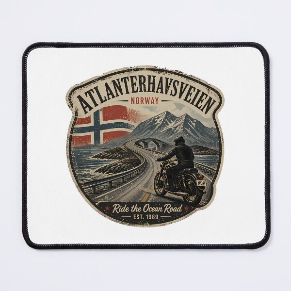 Item preview, Atlantic Ocean Road Norway Atlanterhavsvegen Sticker Tshirt 12 designed and sold by yulnsjo.
