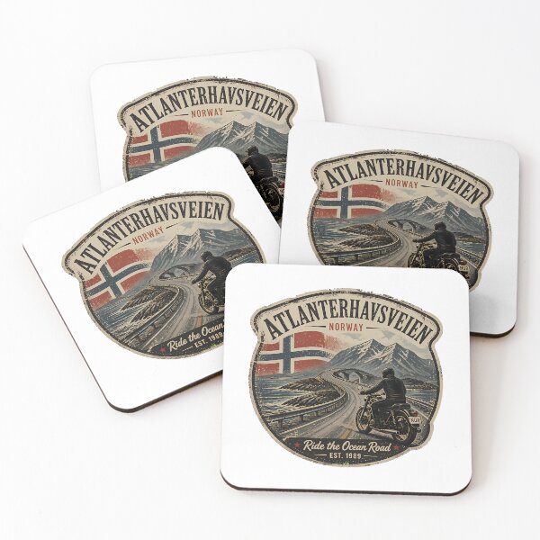 Item preview, Atlantic Ocean Road Norway Atlanterhavsvegen Sticker Tshirt 12 designed and sold by yulnsjo.