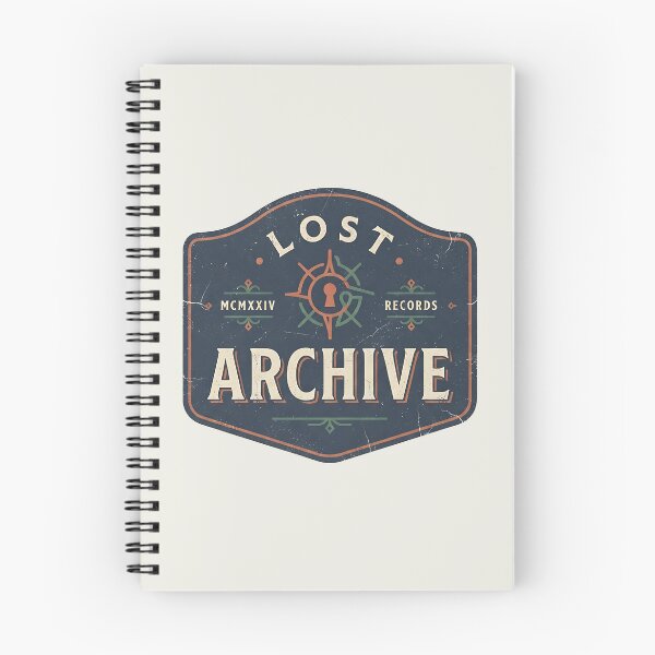Item preview, Vintage Lost Archive Records - Retro Compass Badge designed and sold by Zazz Lee.