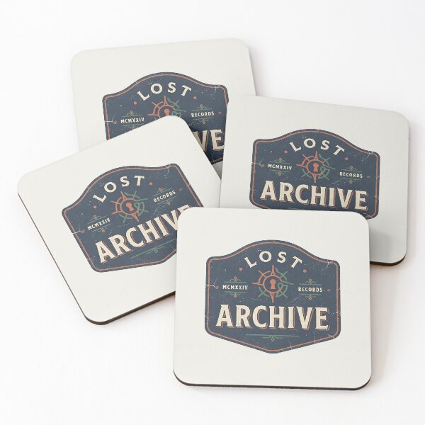 Item preview, Vintage Lost Archive Records - Retro Compass Badge designed and sold by Zazz Lee.