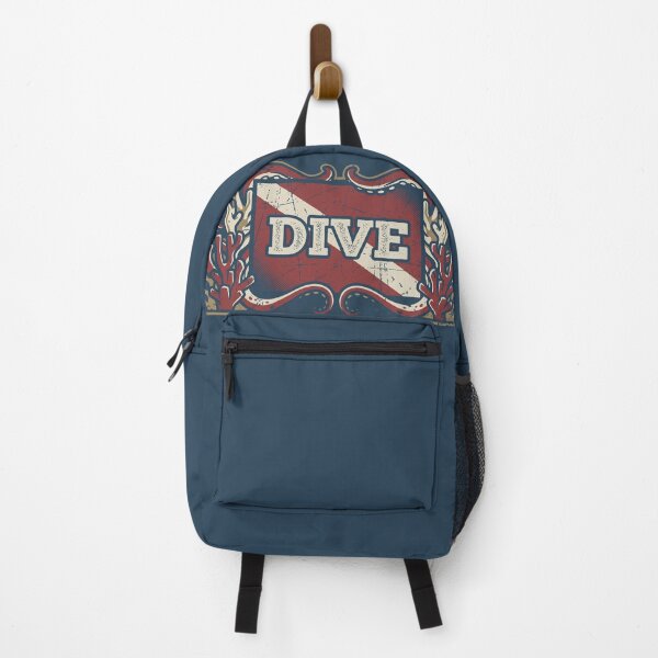Item preview, Vintage Scuba Dive Flag Kraken Tentacles Nautical Graphic designed and sold by KiwiRider.