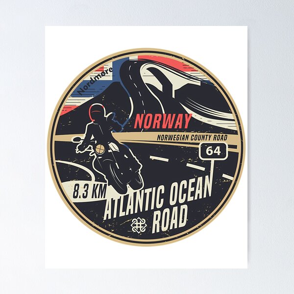 Item preview, Atlantic Ocean Road Norway designed and sold by yulnsjo.