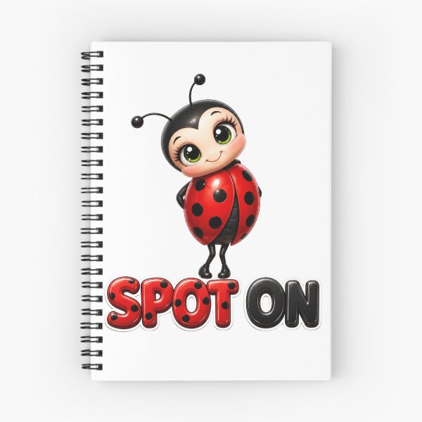 Item preview, Spot On Cute Ladybug, Adorable Lucky Ladybug Illustration with Positive Pun Sticker designed and sold by RoPrincess.