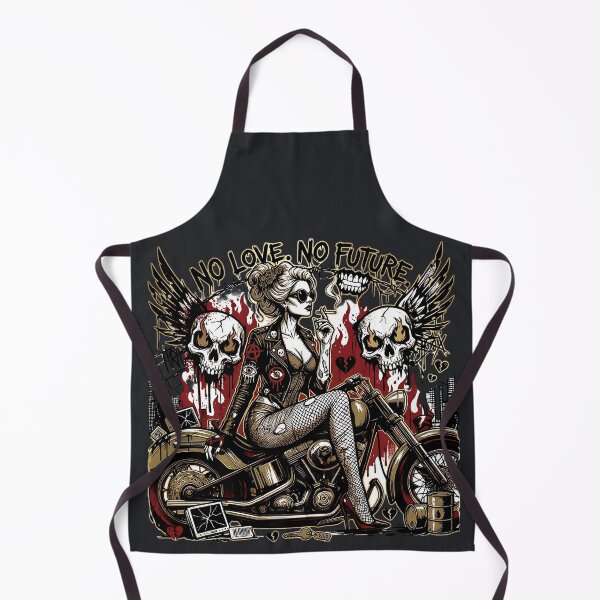 Item preview, No Future Punk Biker Woman designed and sold by Voodoo Store Paranormal Collections.