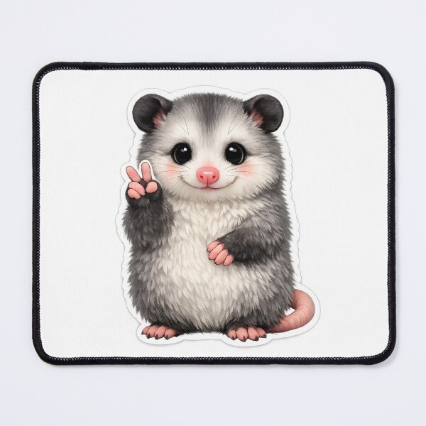 Item preview, Peace Opossum designed and sold by Moratasaid.