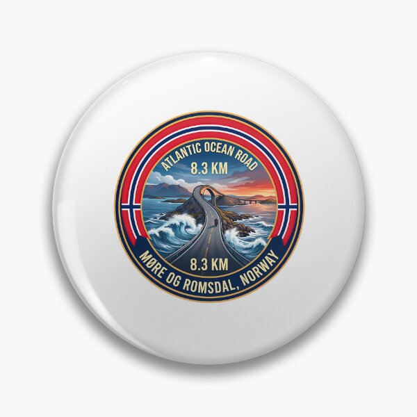 Item preview, Atlantic Ocean Road Scenic Norwegian Road Trip designed and sold by yulnsjo.