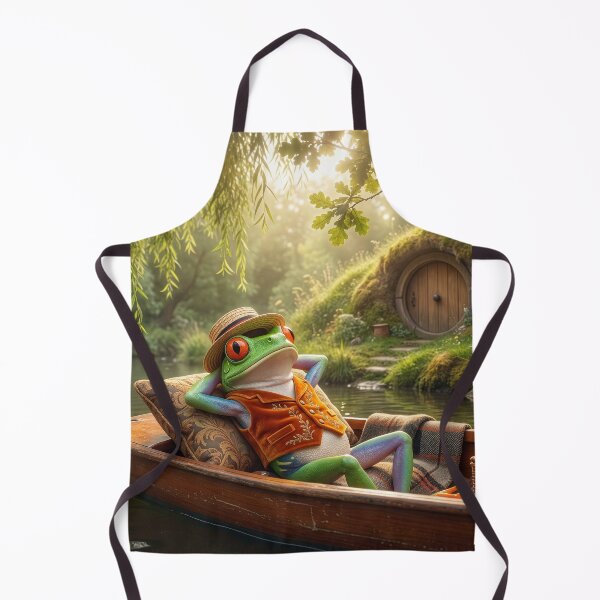 Item preview, Red-Eyed Tree Frog Drifts on the River designed and sold by Tridentulus.