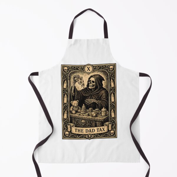 Item preview, Dad Tax Tarot Card Gothic Grim Reaper Humor designed and sold by chattsuede.