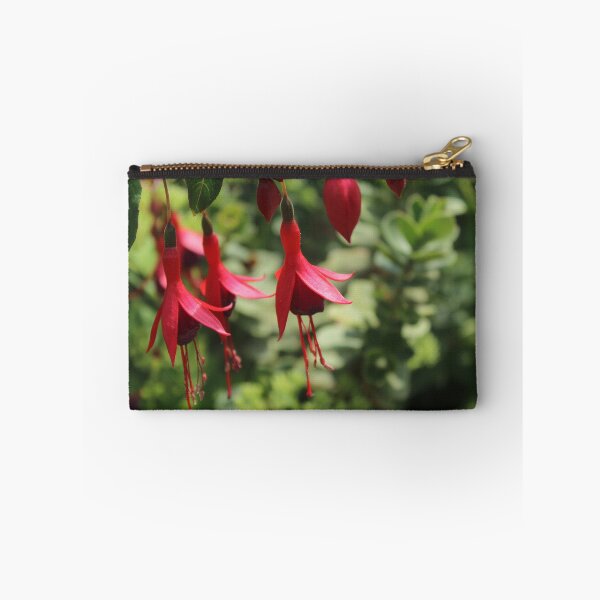 Item preview, Elegant red fuchsia flowers - Soft nature photography designed and sold by Cha-s-lens.