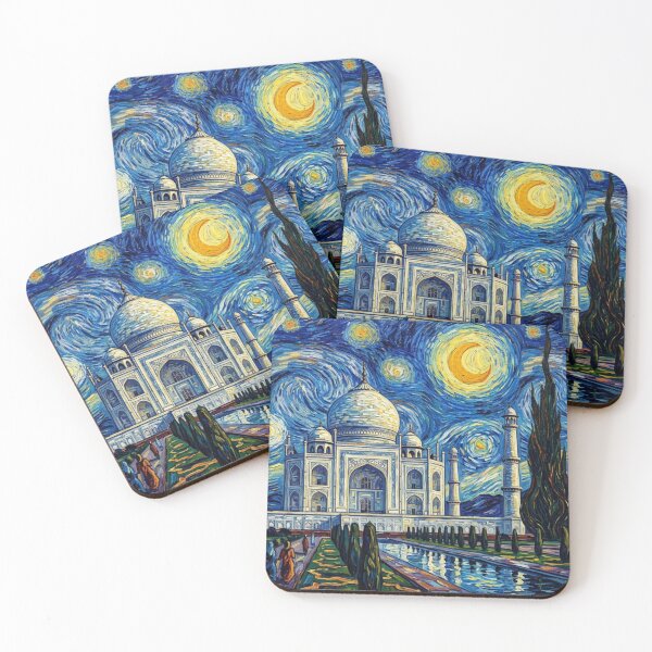 Item preview, A Starry Night Over the Taj Mahal designed and sold by NineSevenFour.