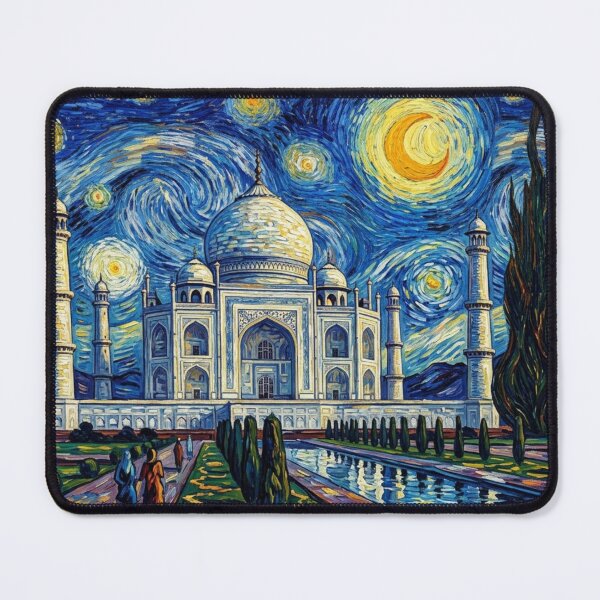 Item preview, A Starry Night Over the Taj Mahal designed and sold by NineSevenFour.