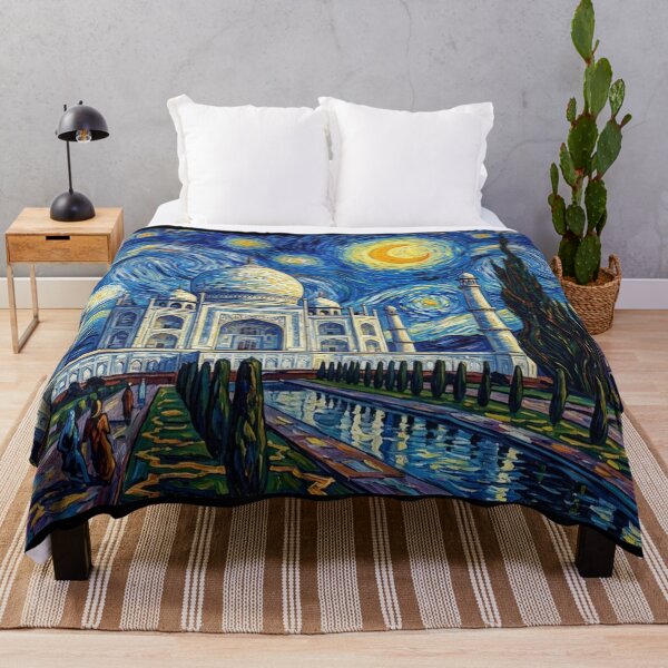Item preview, A Starry Night Over the Taj Mahal designed and sold by NineSevenFour.