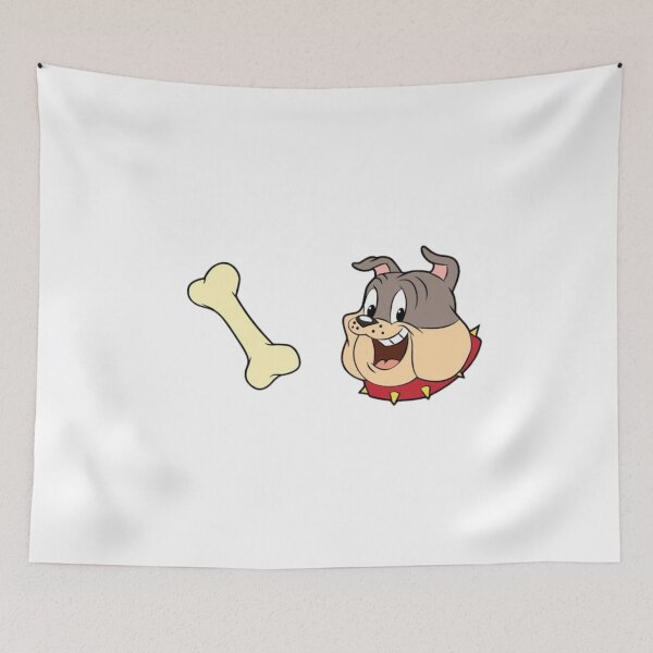 Item preview, Spike Bulldog Bone Cartoon Artwork designed and sold by nyxium-art.