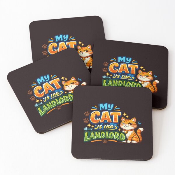 Item preview, My Cat Is The Landlord Funny Cat Lover Design designed and sold by WHDProduction45.