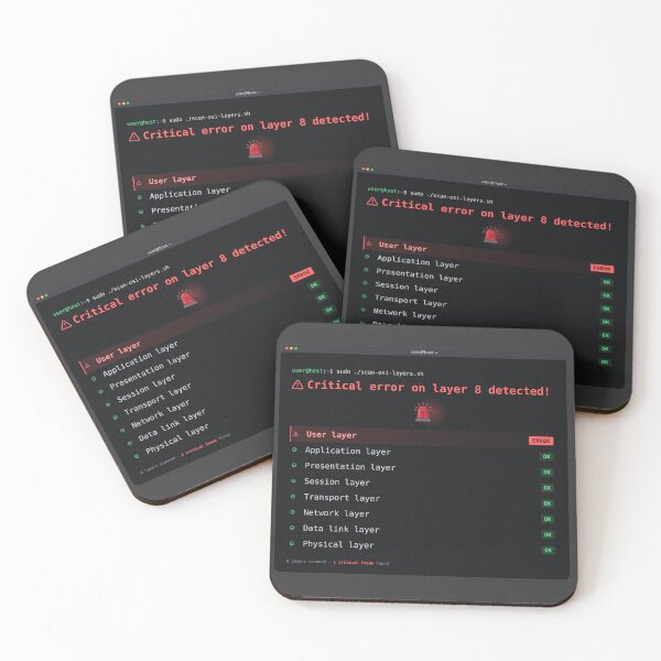 Item preview, It's always the Layer 8 problem. designed and sold by Robs-IT-Ecke.