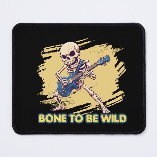 Item preview, Bone To Be Wild Skeleton Guitar T-Shirt, Funny Skeleton Guitarist, Rock Music Skull, Guitar Player Gift, Heavy Metal Humor, Halloween Skeleton Design designed and sold by Ecocrushstudio.