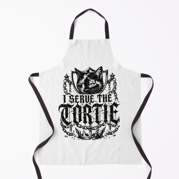 Item preview, I Serve The Tortie Gothic Metal Shield designed and sold by chattsuede.