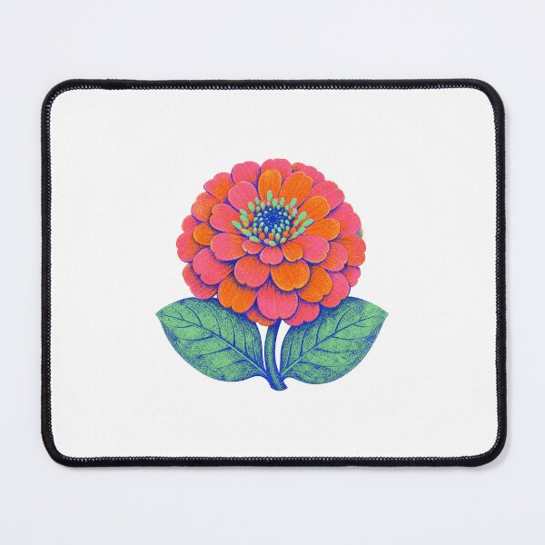 Item preview, Tangerine Zinnia Burst designed and sold by The-Art-of-D.