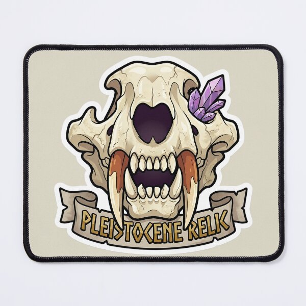 Item preview, Pleistocene Elk Skull Sticker | Prehistoric Animal Skull | Fossil Art | Paleontology Gothic Sticker | Crystal Skull Design designed and sold by Bhaskar Digital Art.