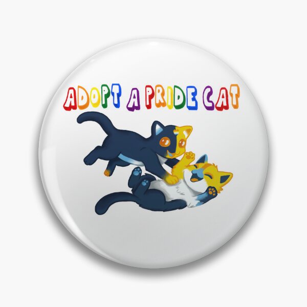 Item preview, Adopt A Pride Cat — Aroace designed and sold by HistoryHounds.